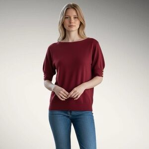 NWT Ann Taylor Knit short sleeve Top